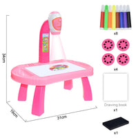 Thumbnail for Children Led Projector Art Drawing Table