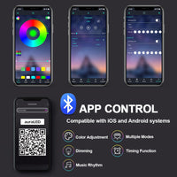 Thumbnail for Smart Bluetooth Sunset Projection Lamp Night Light APP Remote Led Lights