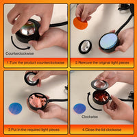 Thumbnail for Smart Bluetooth Sunset Projection Lamp Night Light APP Remote Led Lights