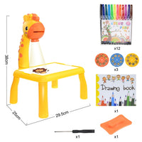 Thumbnail for Children Led Projector Art Drawing Table