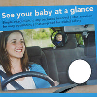 Thumbnail for Baby Car Safety View Back Seat Mirror