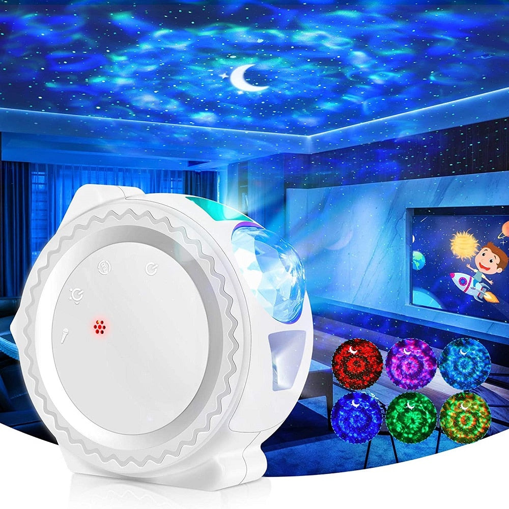 LED Colorful Starry Sky Galaxy Star Projector