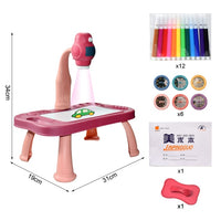 Thumbnail for Children Led Projector Art Drawing Table