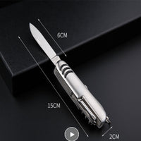 Thumbnail for Portable 10 in one Multi-function Outdoor Folding Survival Knives
