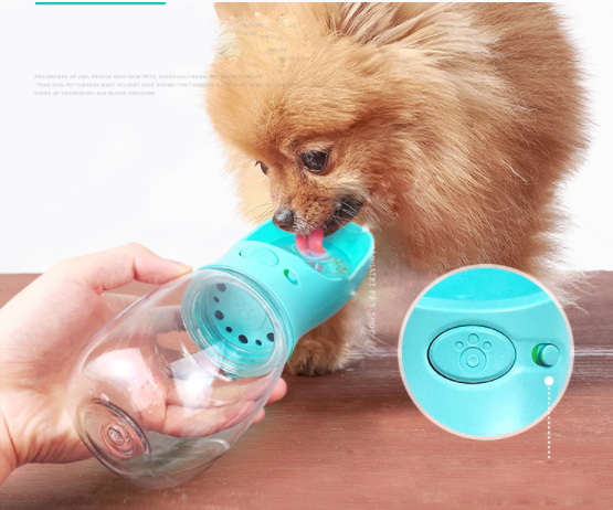 Portable outdoor Pet accompanying cup travel bottle Dog drinker