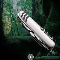 Thumbnail for Portable 10 in one Multi-function Outdoor Folding Survival Knives