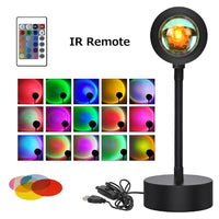 Thumbnail for Smart Bluetooth Sunset Projection Lamp Night Light APP Remote Led Lights